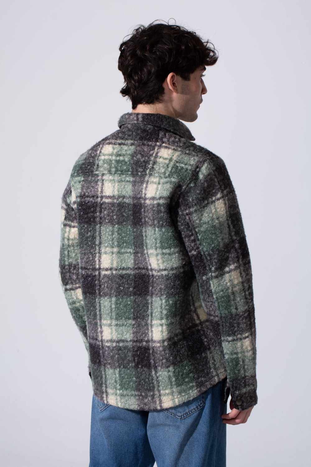 Winter Slim Fit Woolen Men Shirt