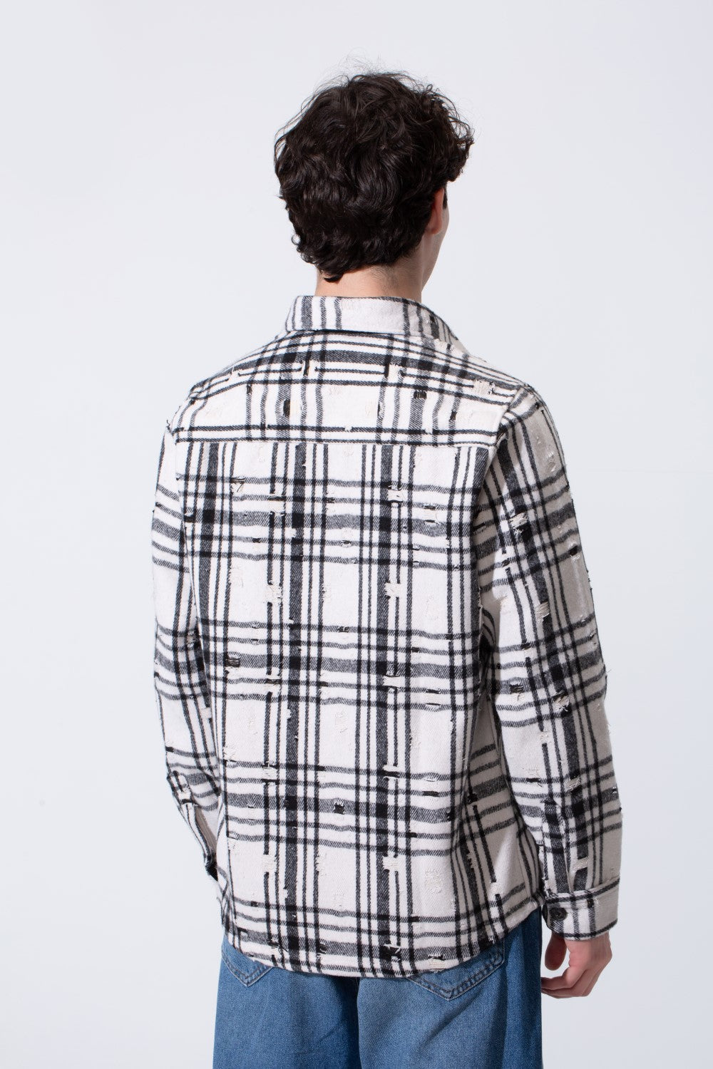 Regular Fit Plaid Padded Men Shirt