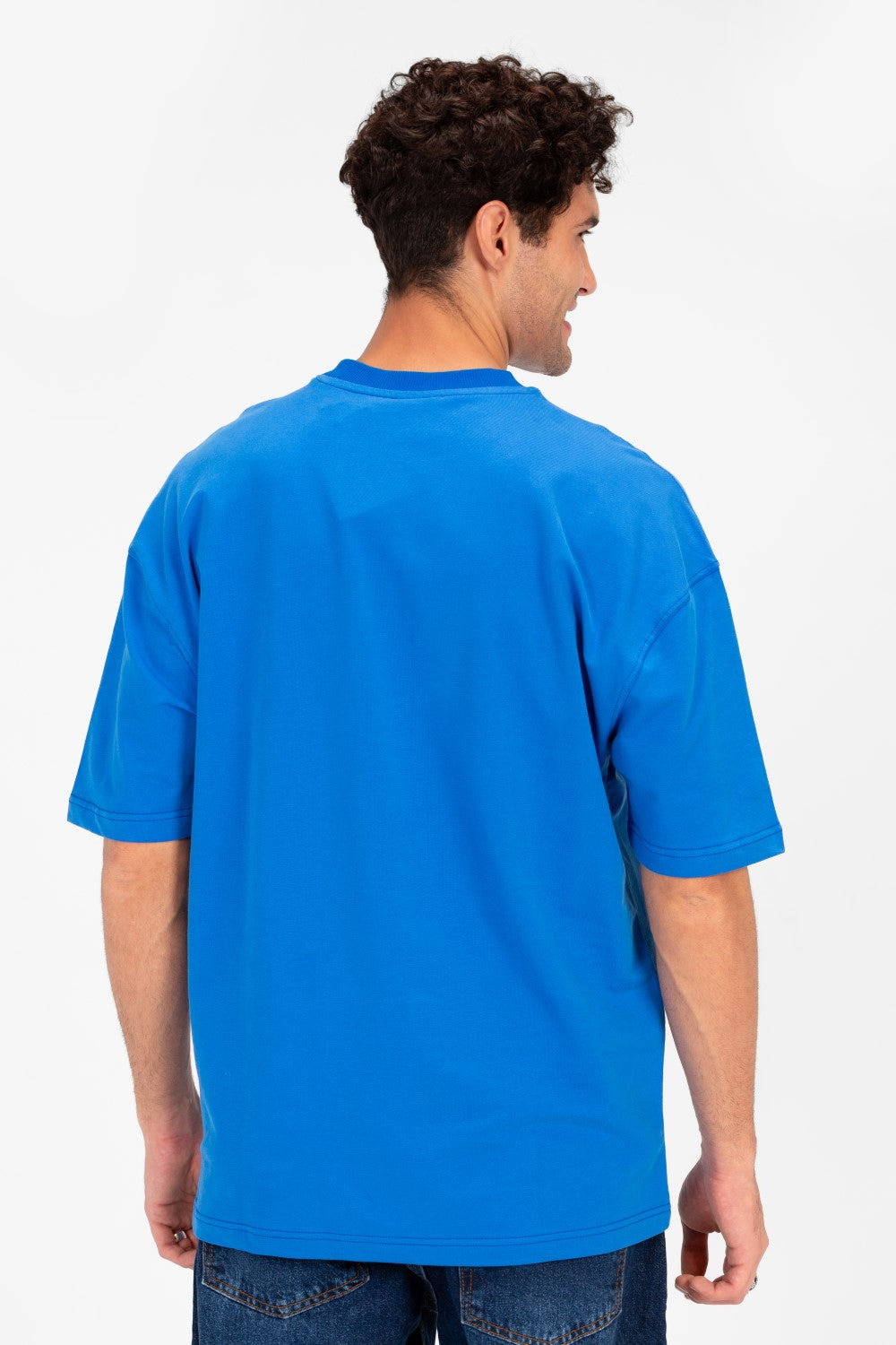 Men’s Oversized Graphic T-Shirt Vintage College Artwork