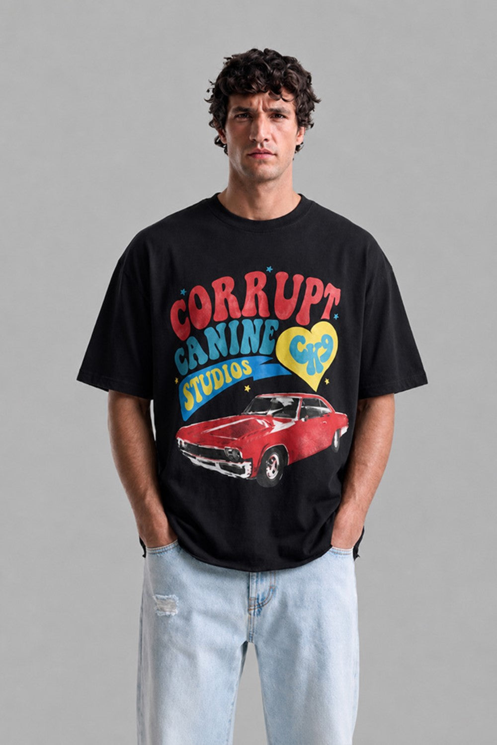 Men’s Vintage Graphic Oversized T-Shirt