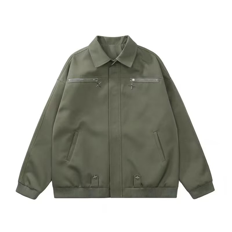 Zipper Decorations Jacket