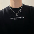 Gemstone Hip-hop Street Necklace