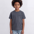 Boy's Minimal Embroidered T-Shirt Casual Everyday Style
