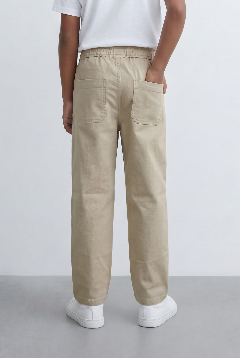 Boy's Pants With Elastic Waistband