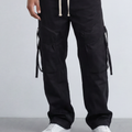 Men’s Utility Cargo Pants Waterproof Flap Pockets
