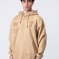 Embroidery Kangaroo Pocket Men Hoodie