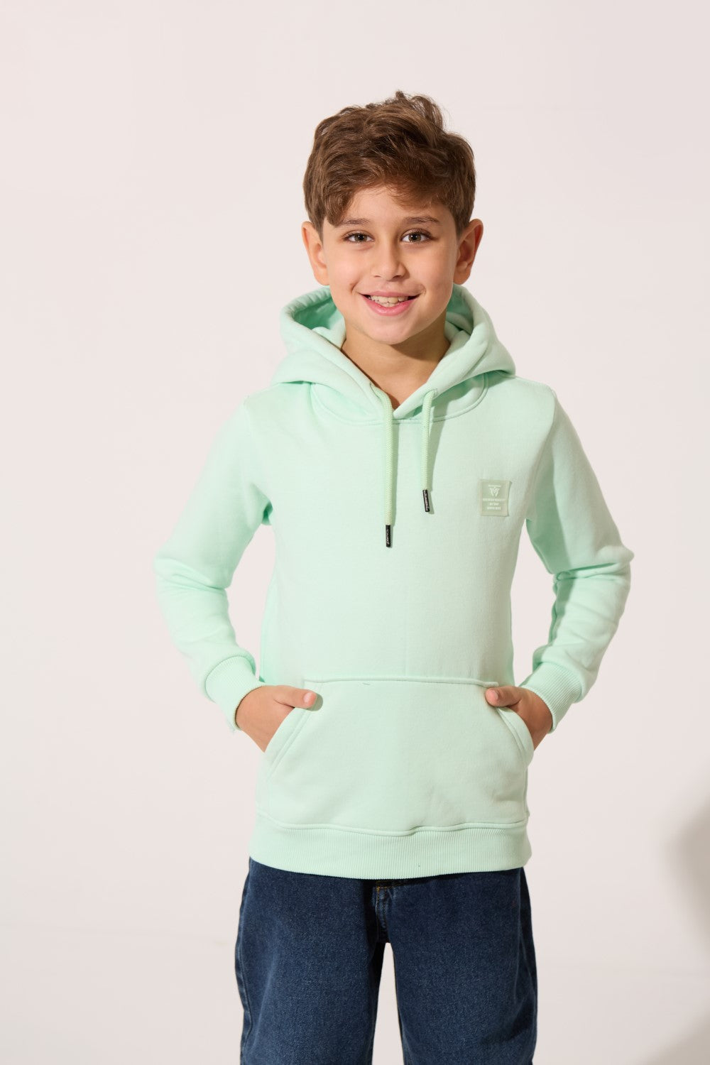 Slim Fit Plain Boy's Hoodie