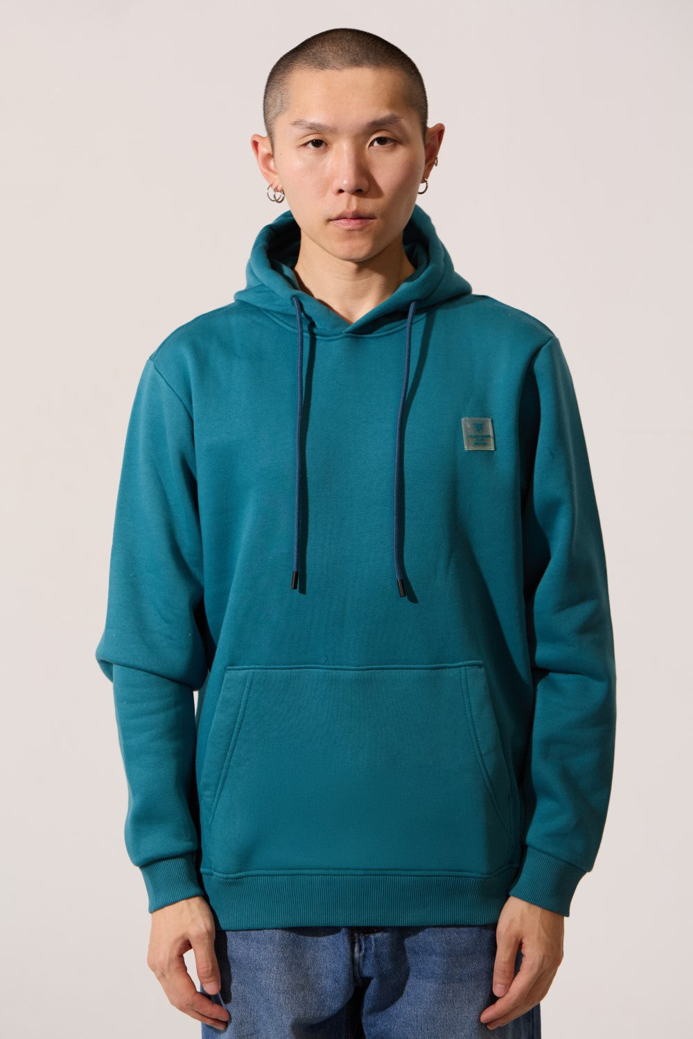 Slim Fit Plain Men Hoodie