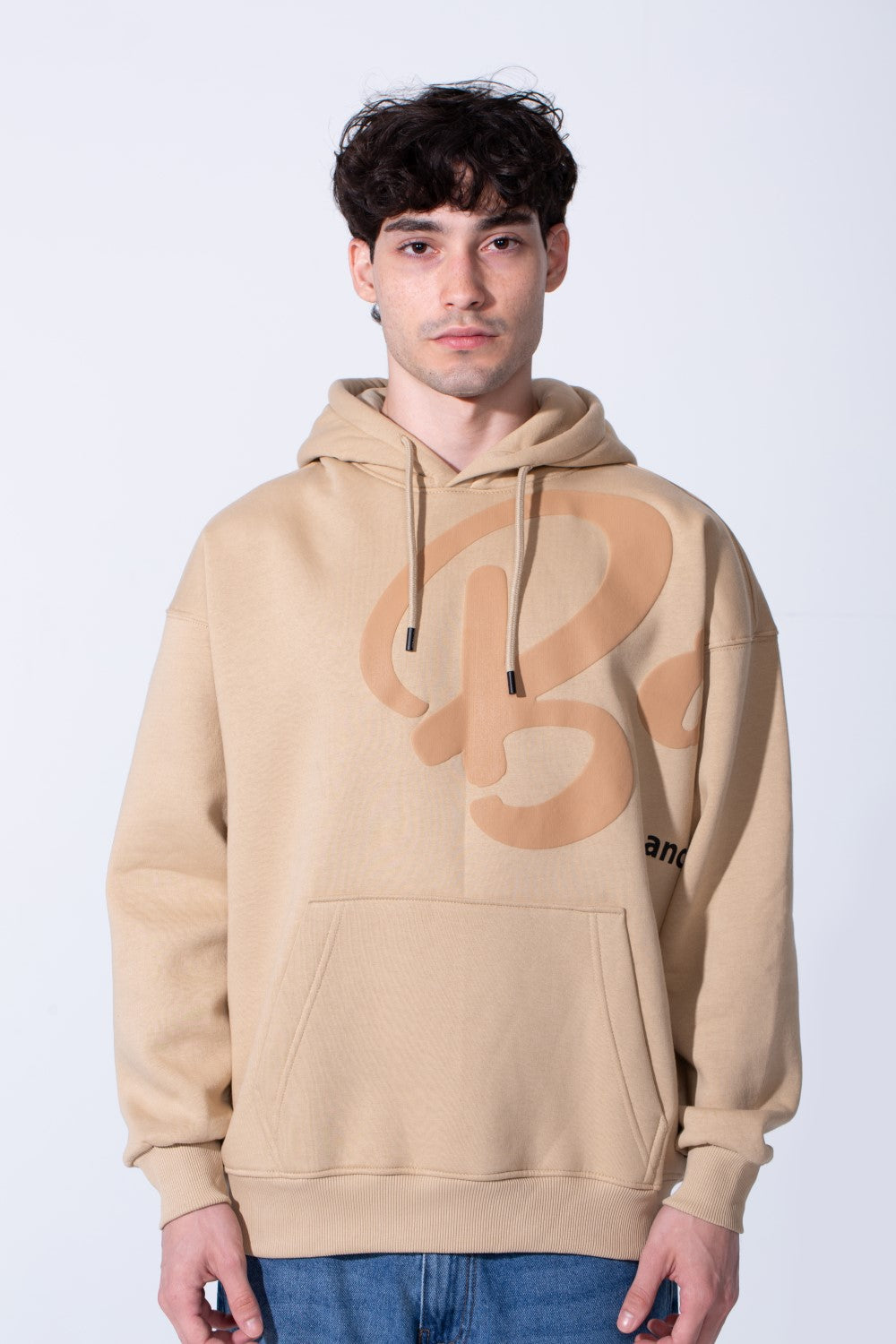 Oversized Men Hoodie Melton