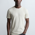 Men’s Embossed Logo T-Shirt Tonal Front Detail