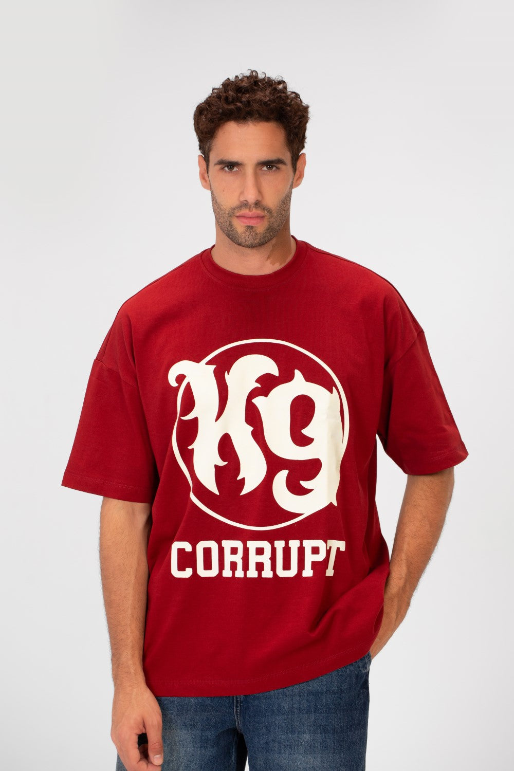 Men’s Dual Print T-Shirt Oversized CK9