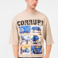 Men’s Graphic T-sHIRT Multi Panel Front Artwork