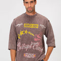 Men’s Graphic T-Shirt Multi Panel Front Artwork