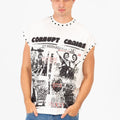 Men’s Sleeveless Graphic T-Shirt Bold Character Artwork