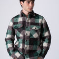 Slim Fit Plaid Men Shirt