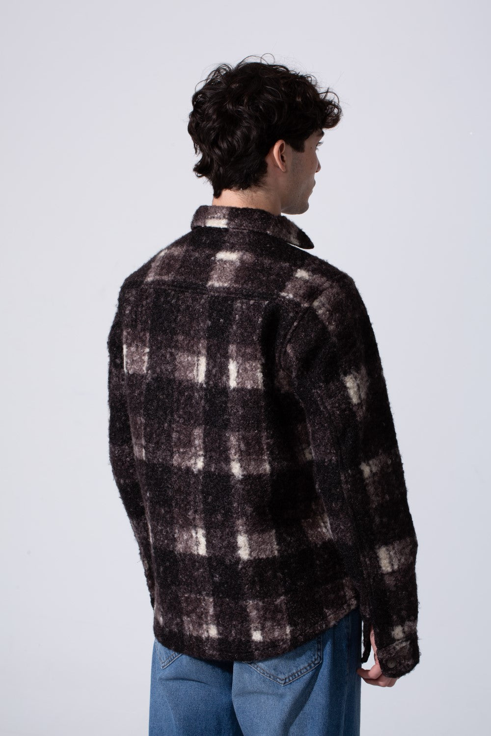 Plaid Padded Men Shirt