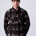 Plaid Padded Men Shirt