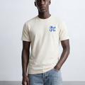 Men’s Back Statement T-Shirt Embossed