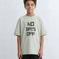 Boy's Oversized Graphic T-Shirt Bold Front Artwork
