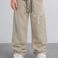 Boy's Oversize Sweatpants Embossed Side Logo