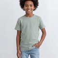 Boy's Textured Stripe T-Shirt Round Basic
