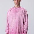 Oversized Men Sweatshirt Garment Dyed