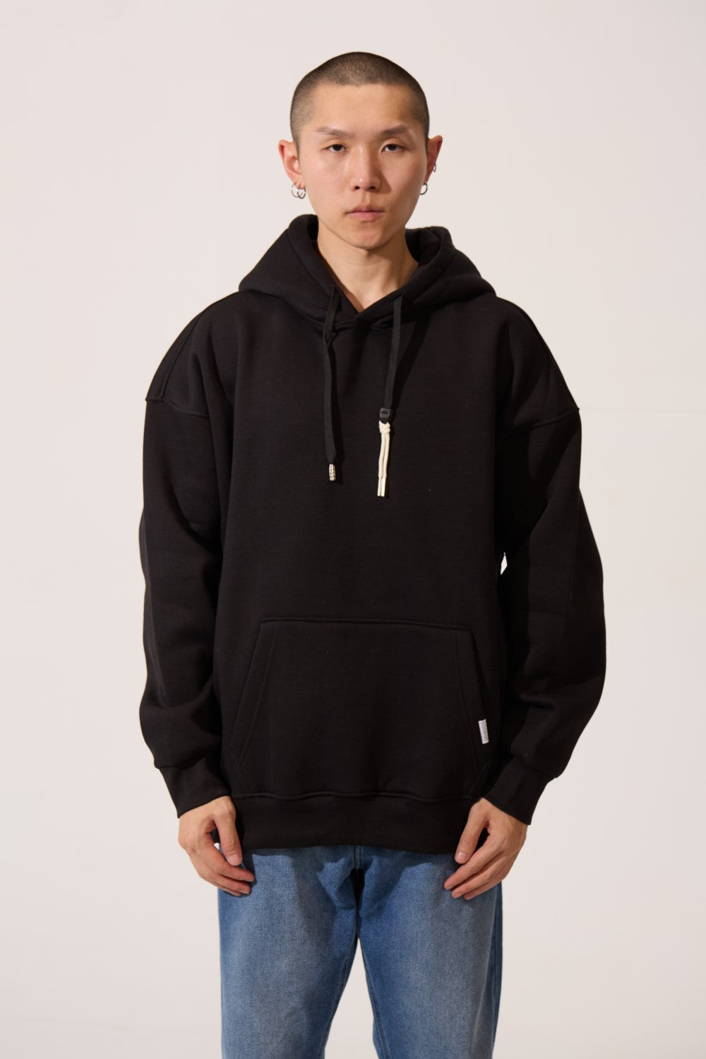 Men’s Draw Cord Hood Oversize Hoodie