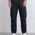 Men’s Utility Cargo Pants Adjustable Belt Zip Pocket Detail