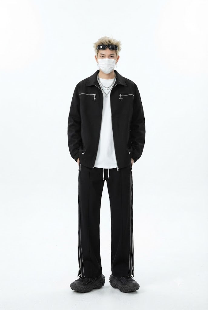 Zipper Decorations Jacket