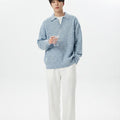 Retro Lapel Pullover Sweater