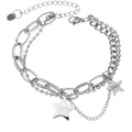 Lucky Star Charm Chain Bracelet