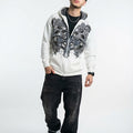 Shadow Skull Zip Hoodie