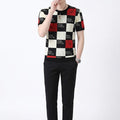 Checker Print Tee