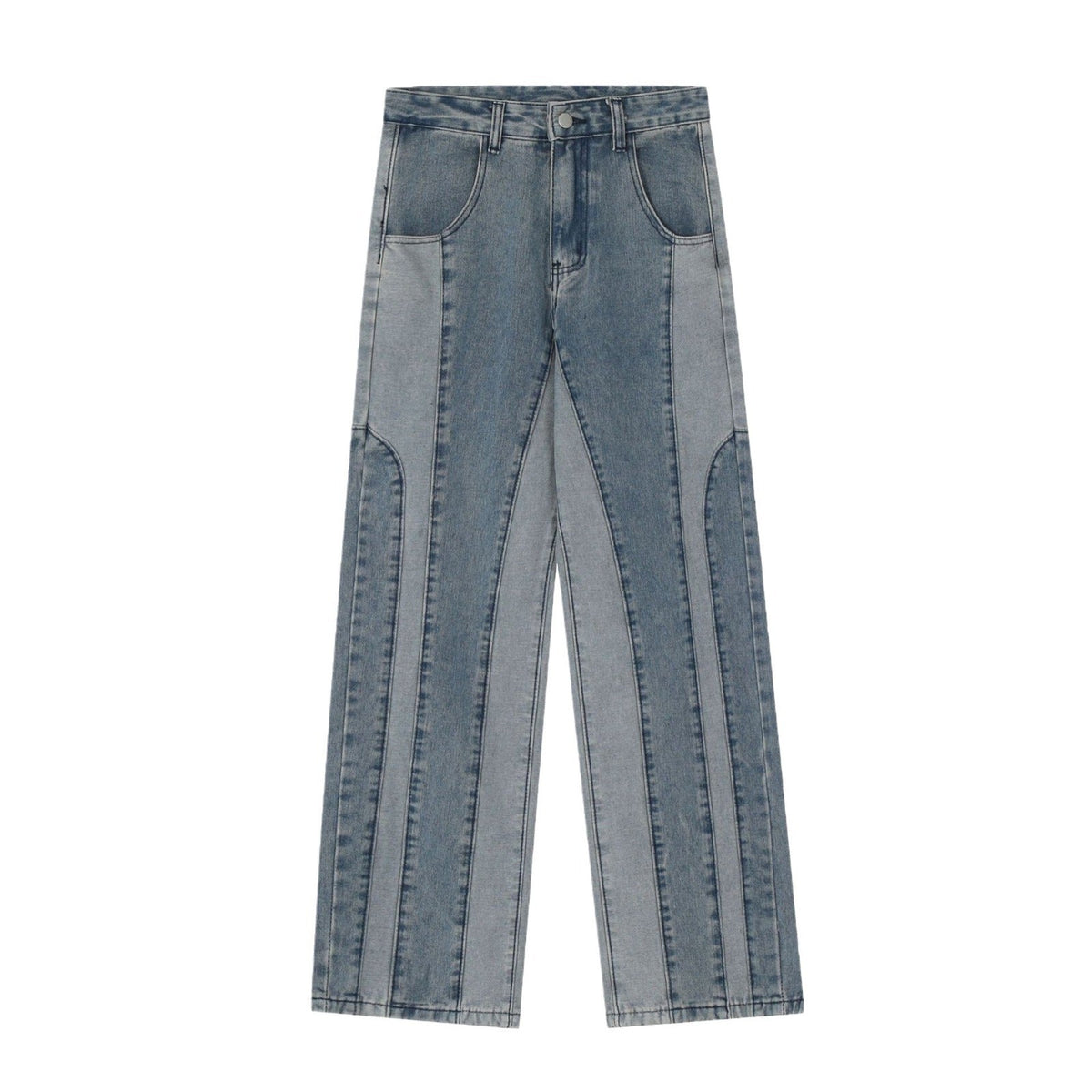 Panel Stitch Denim Jeans