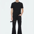 High Street Multi-Pocket Flared Jeans