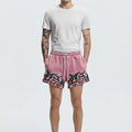 Butterfly Graphic Mesh Shorts
