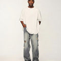 Washed Distressed Jeans