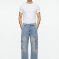 Utility Straight Jeans