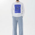 Mens Casual Loose Straight Jeans