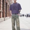 Purple Vintage Washed Graphic Tee