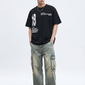 Oversized "18" Cotton Tee