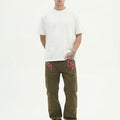 Lucky 7 Embroidered Jeans