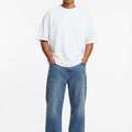 Loose Fit Straight Leg Jeans