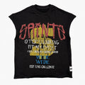 Men’s Bold Typography Graphic Sleeveless T-Shirt