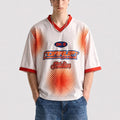 Men’s Oversized Y2K V-Neck Jersey