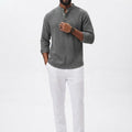 Long Sleeve Casual Stand Collar Shirt