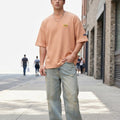 Loose Waffle Half-Sleeve Tee