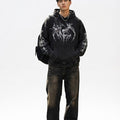 Pattern Printed Hoodie