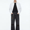 Distressed Wide Leg Jeans