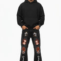 Hip Hop Embroidered Jeans